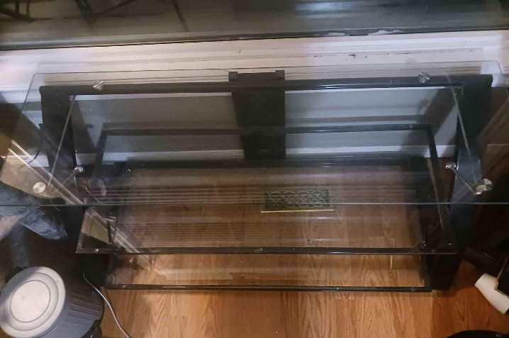 Glass 3 Tiered TV Stand - photo 2