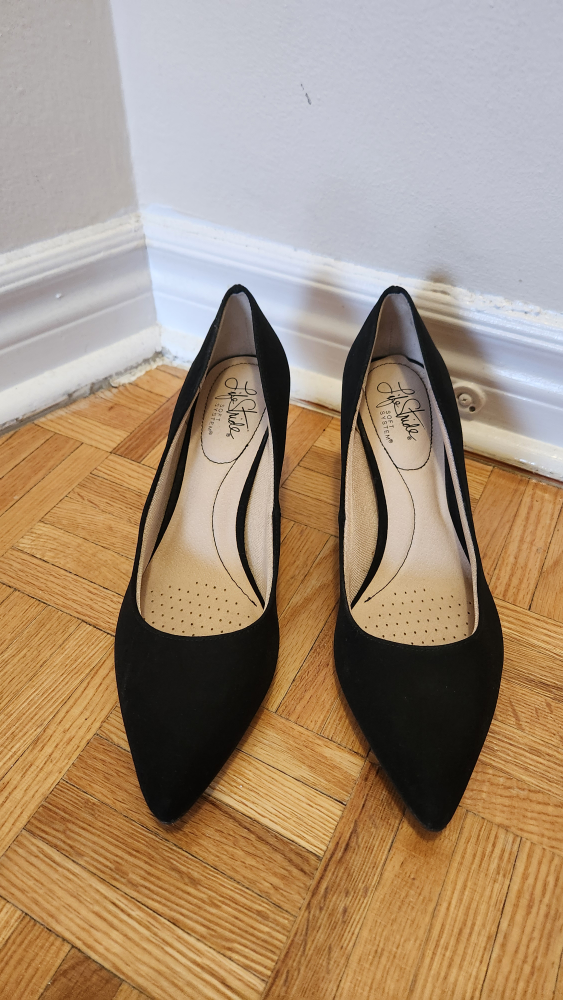 Size 8 Comfy Black Heels