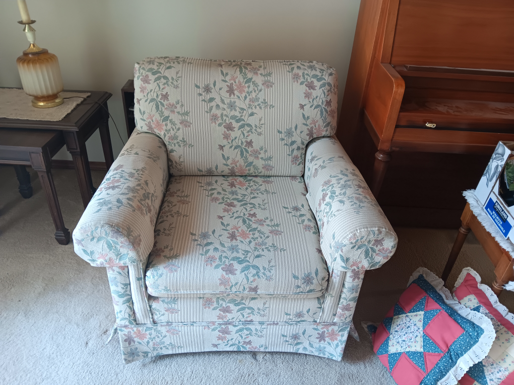 #freecycle, matching couch & chair - photo 4