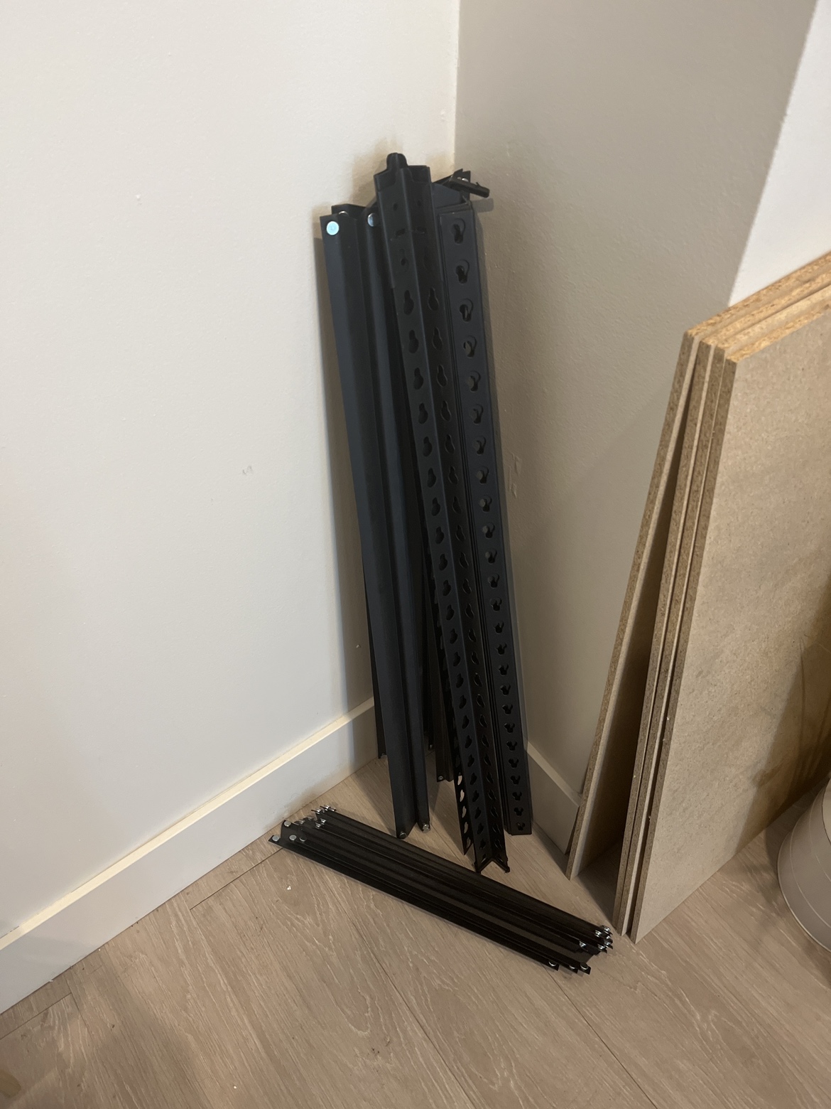 Metal shelf