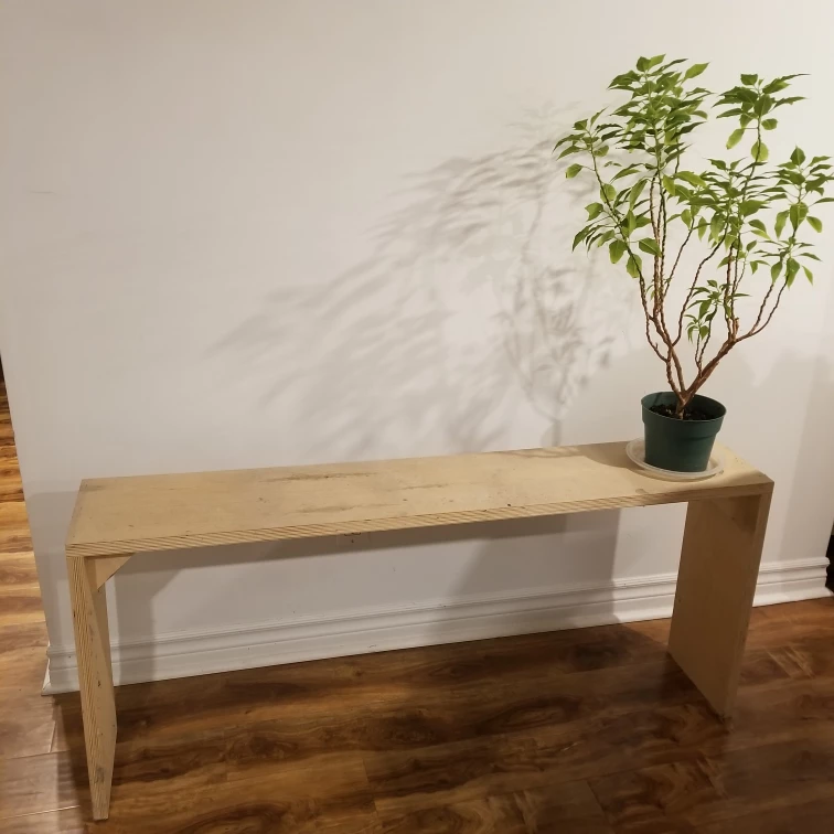 wooden bench - photo 3