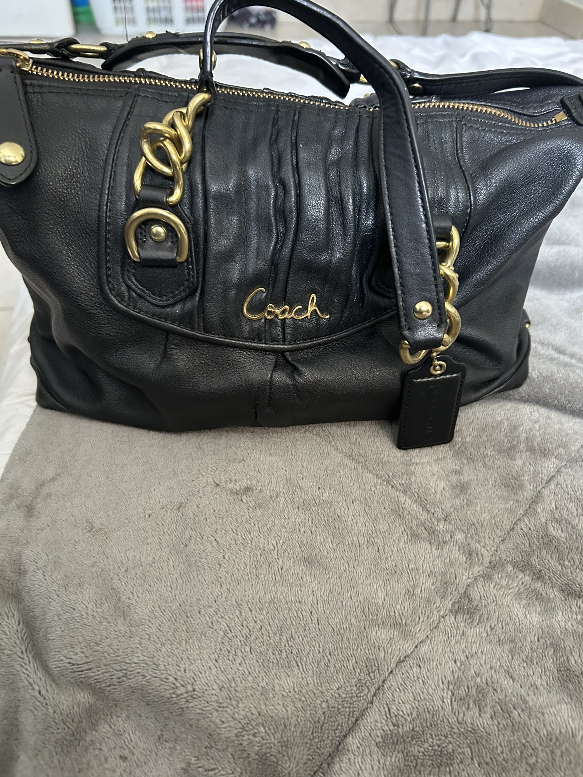 Coach letter purse