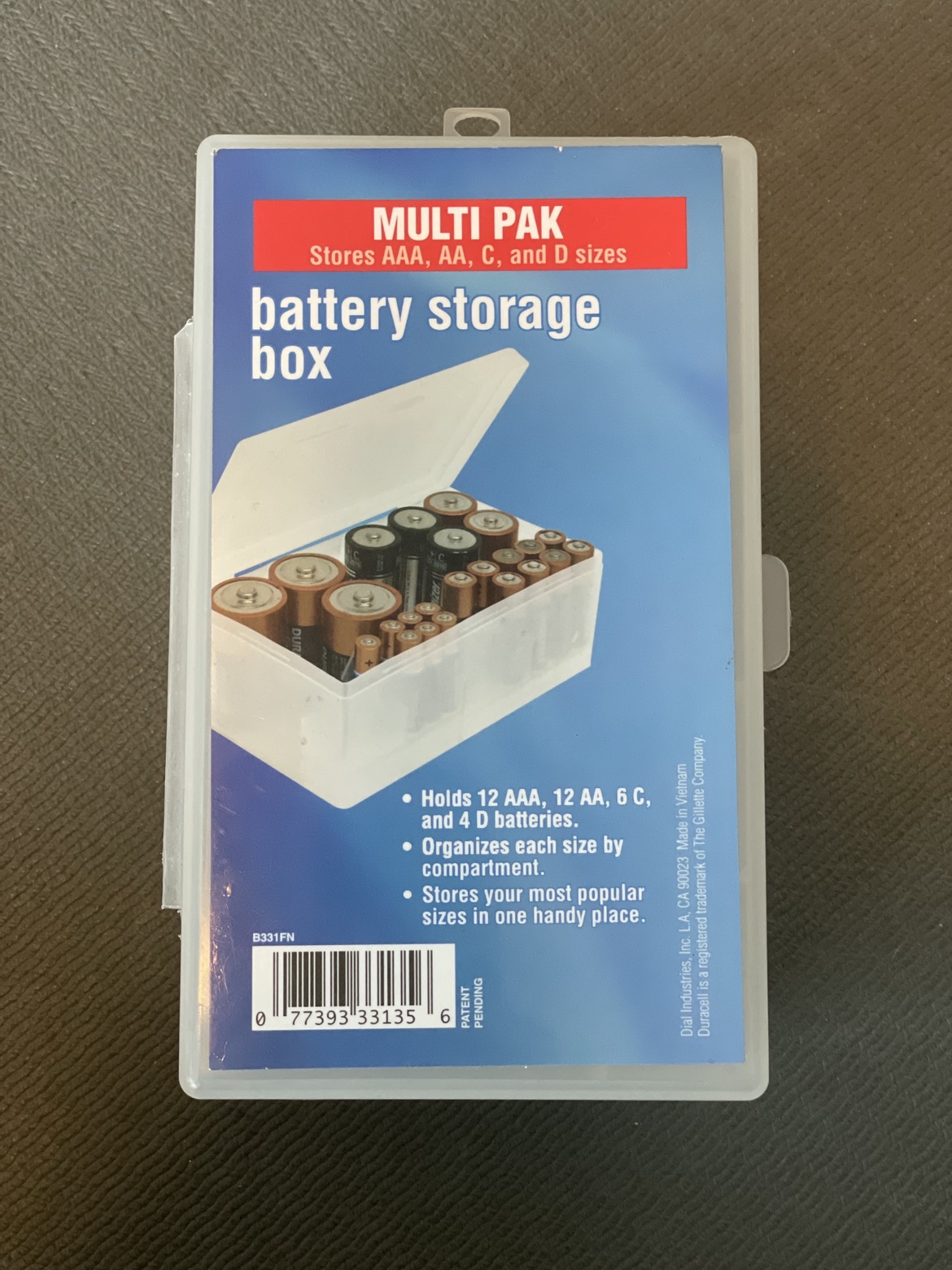 Free battery (or other) storage box thumbnail