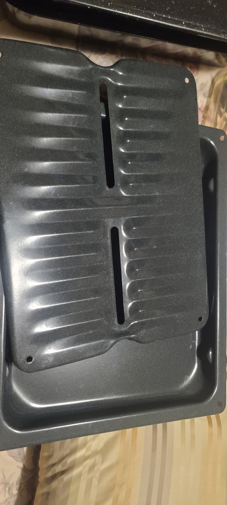 broil pan for oven with drip catcher - photo 3