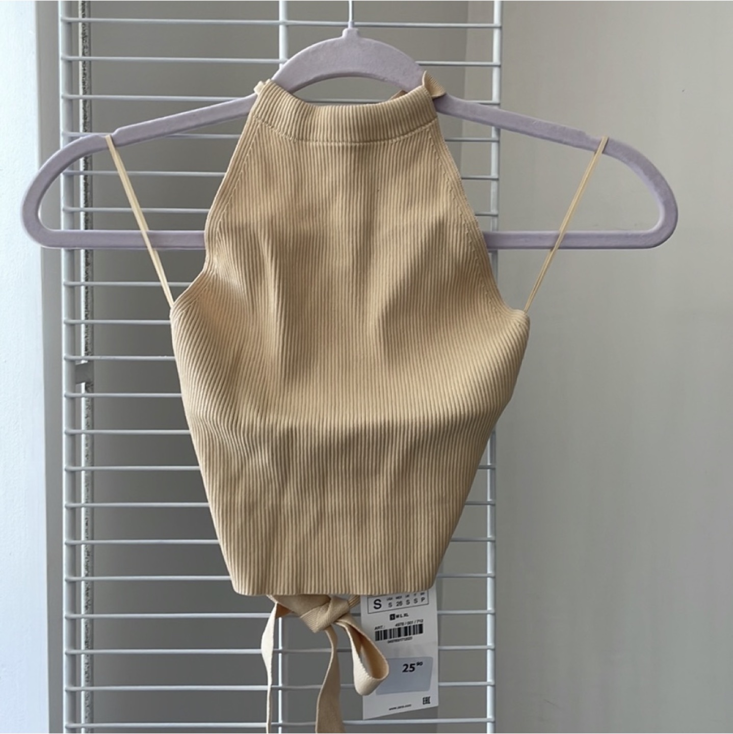 NEW Zara knitted halter top S image indicator(7)