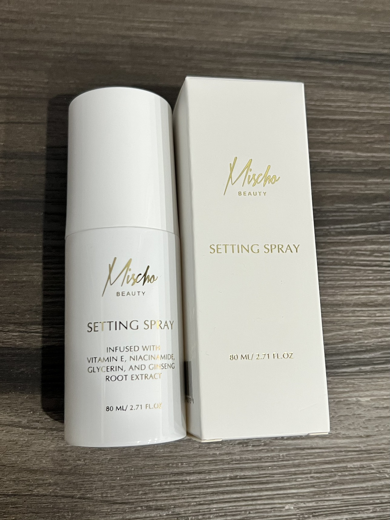 Setting spray