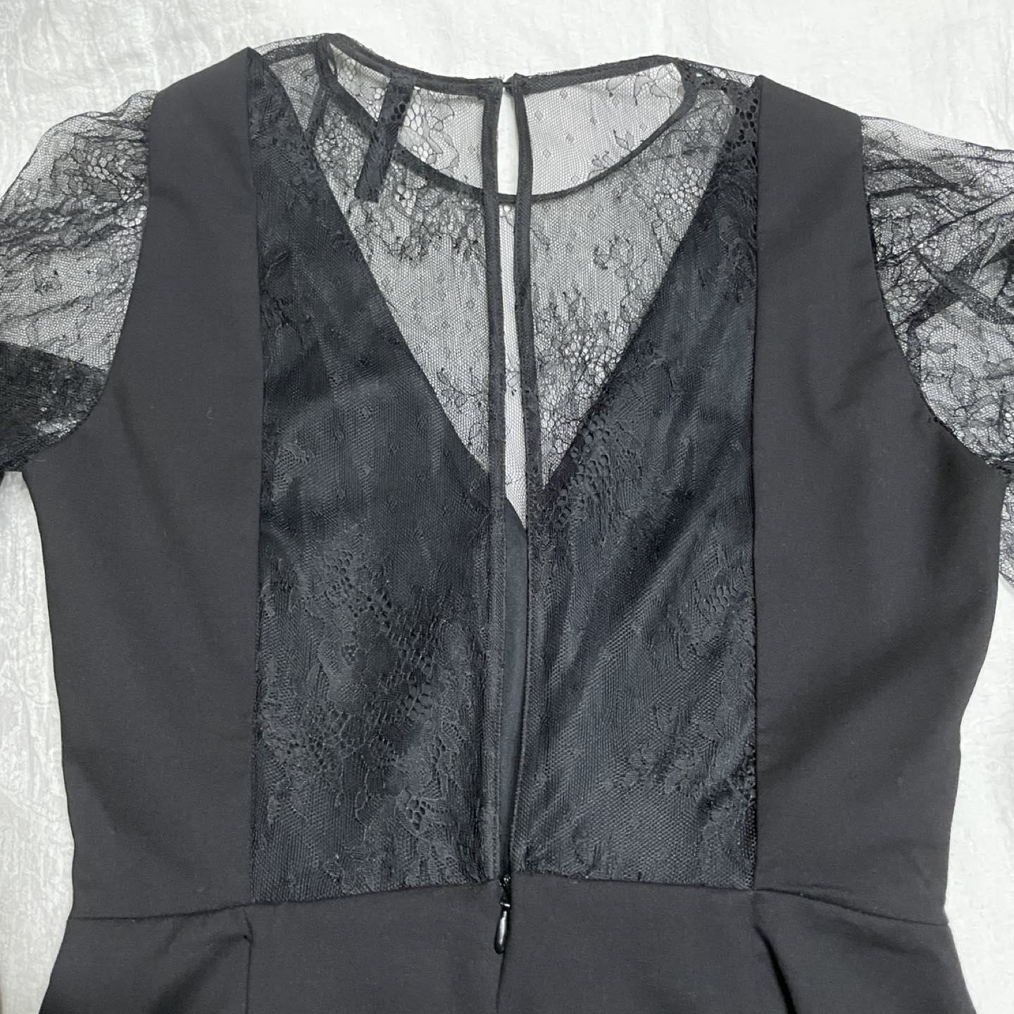 Zara Black Dress with Lace (Size M) image indicator(6)