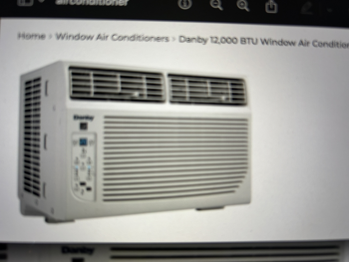 Danby 12000 BTU Window Air Conditioner For Sale