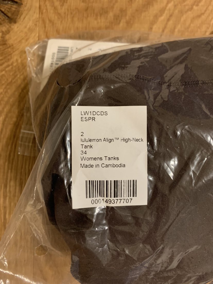 NWT Lululemon align top - photo 2