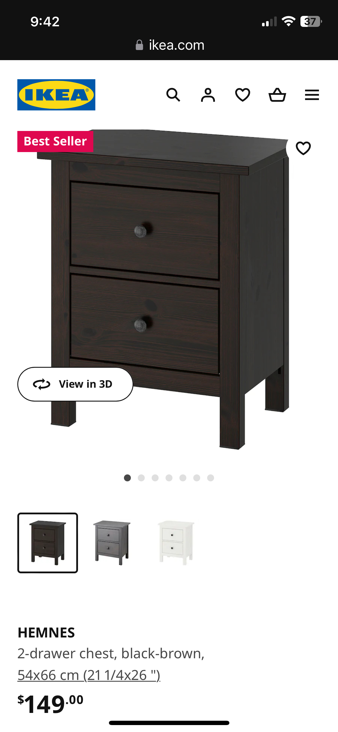 IKEA Hemnes dressers and two night tables - photo 4