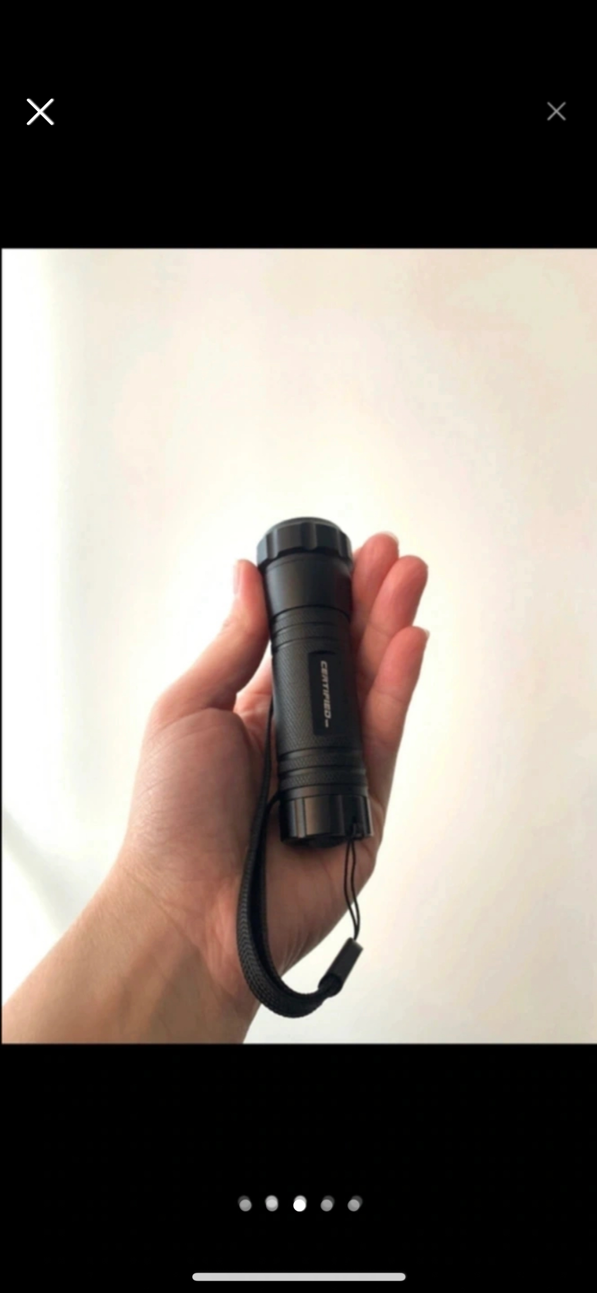 Brand new blue LED flash torch light small image indicator(3)