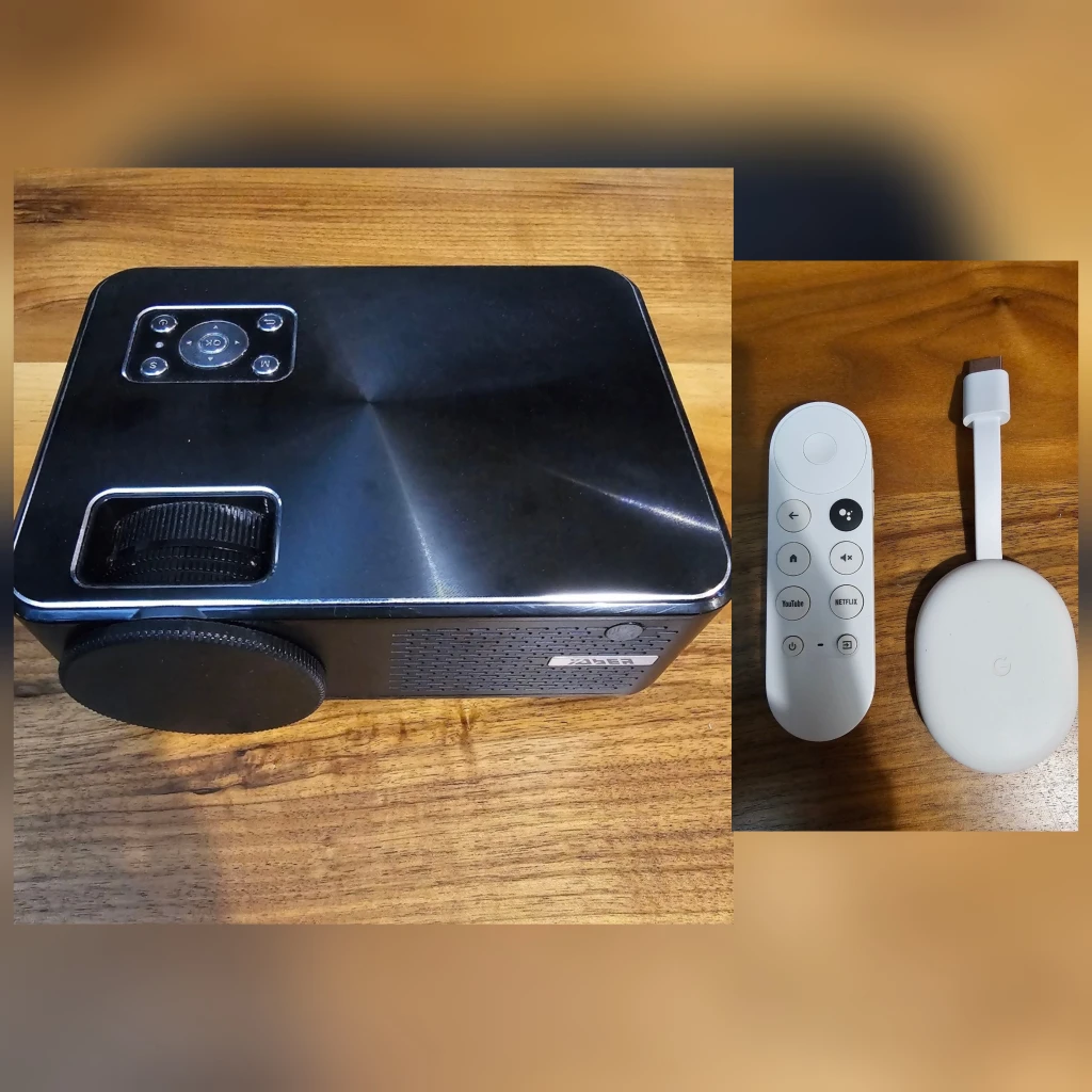 Yaber HD projector w/ Chrome Cast
