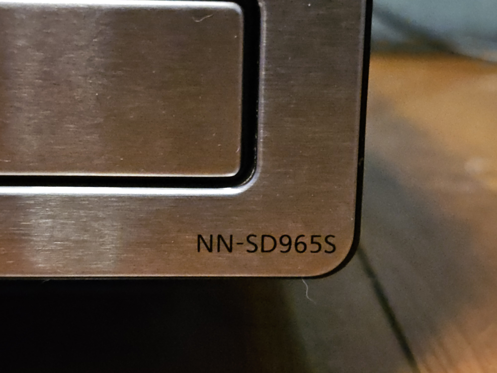 Panasonic NN-SD965S Microwave thumbnail