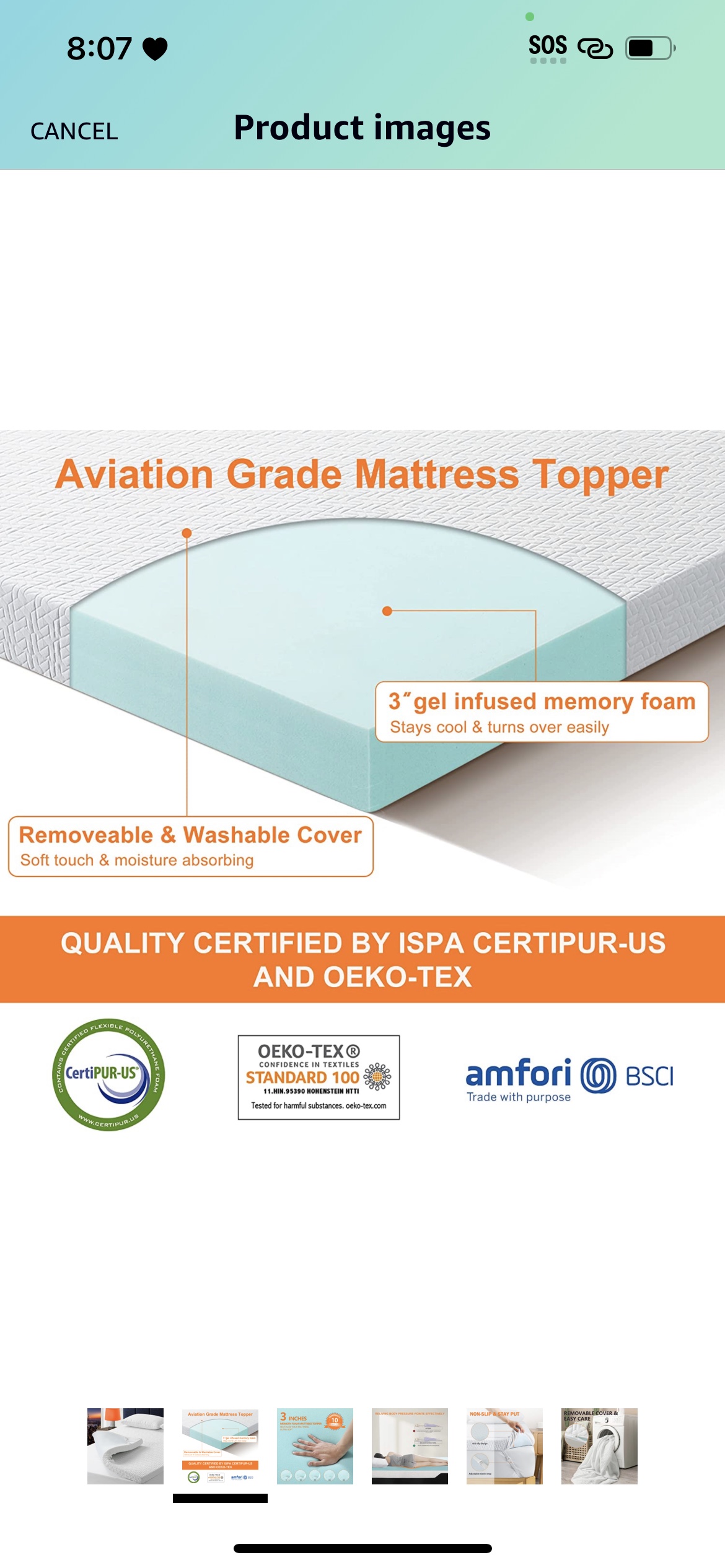 Foam mattress topper #198 - photo 2