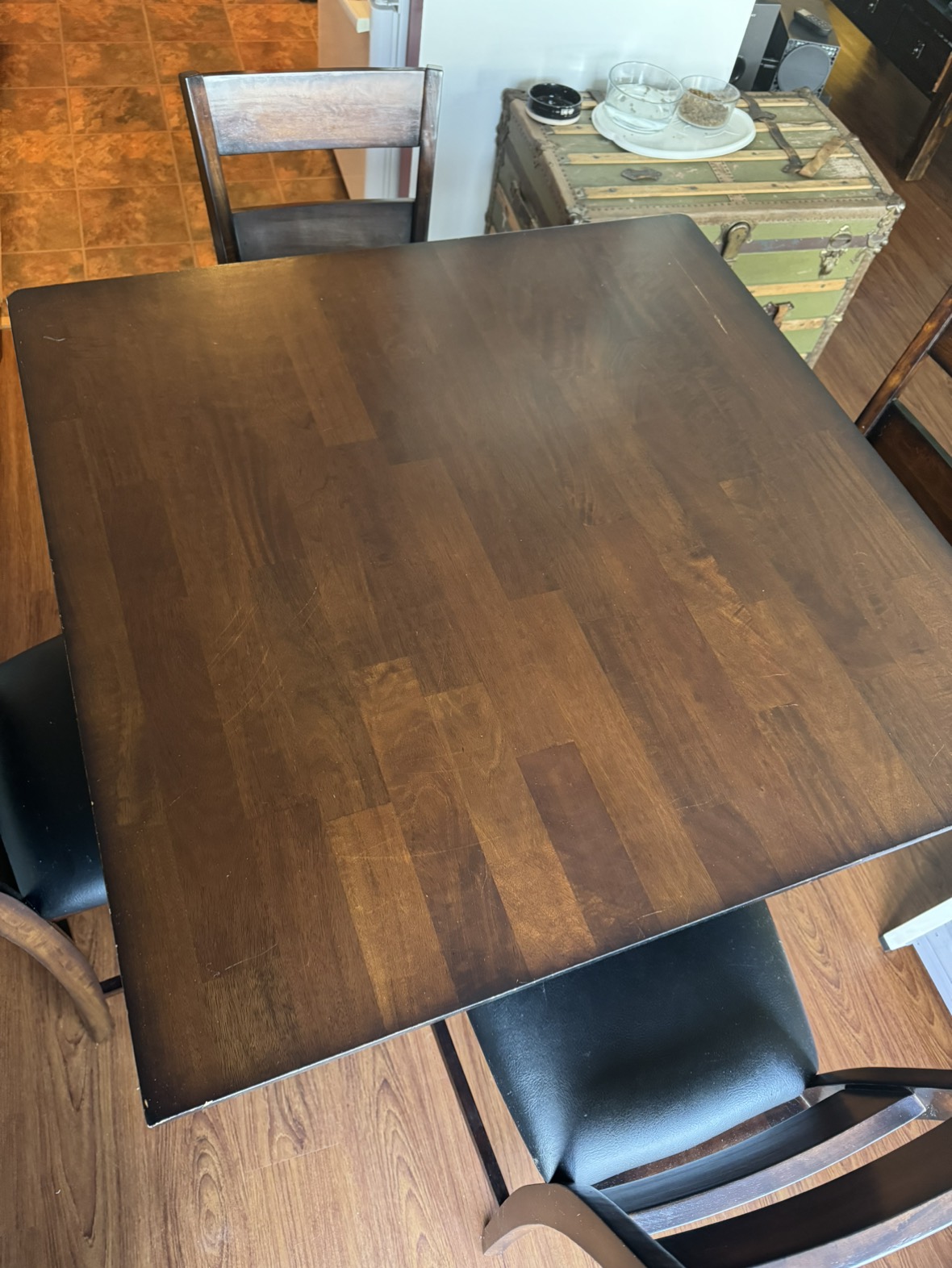 Dining room table and chairs bar height for sale - photo 2