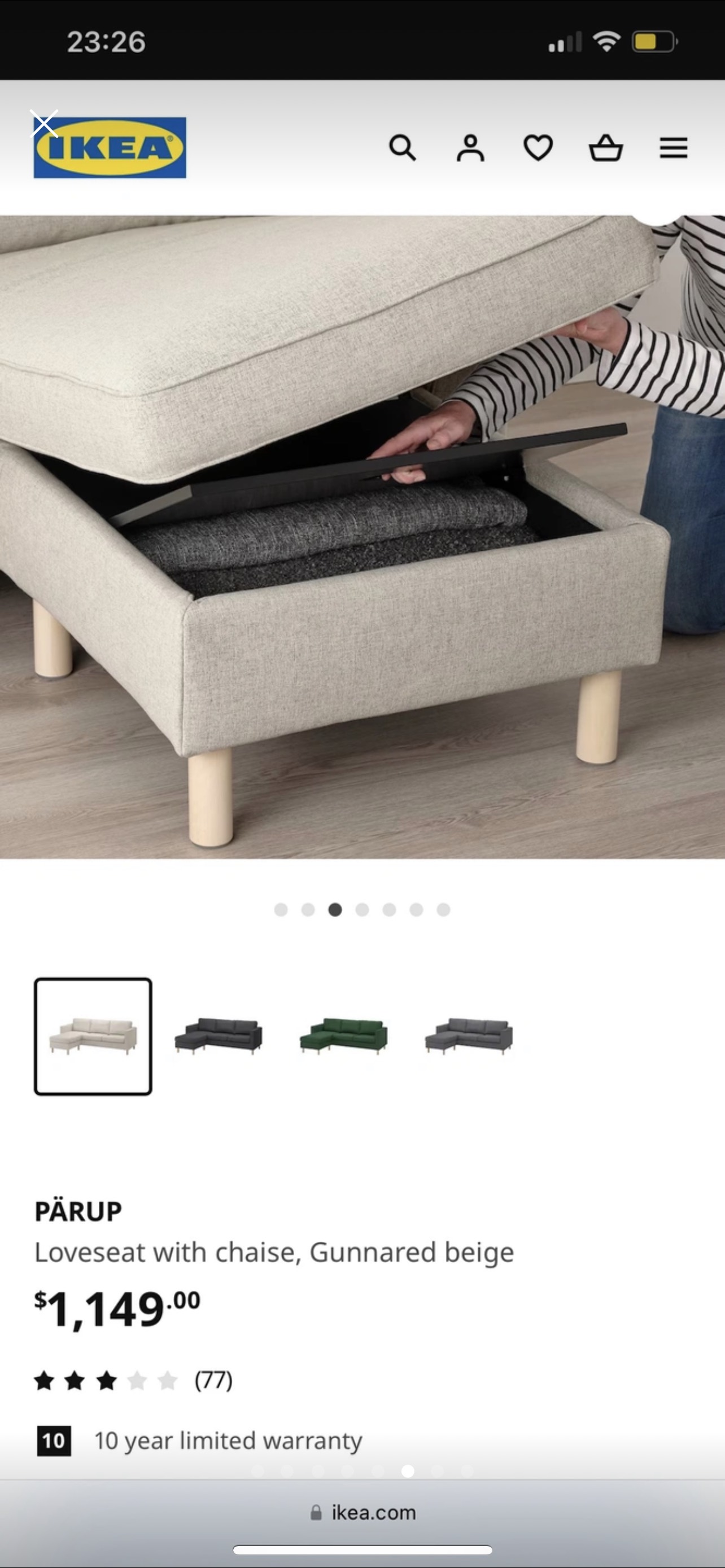 L shaped sofa - photo 5