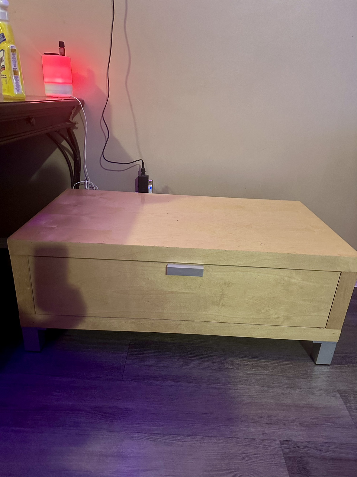 Coffee table with drawer