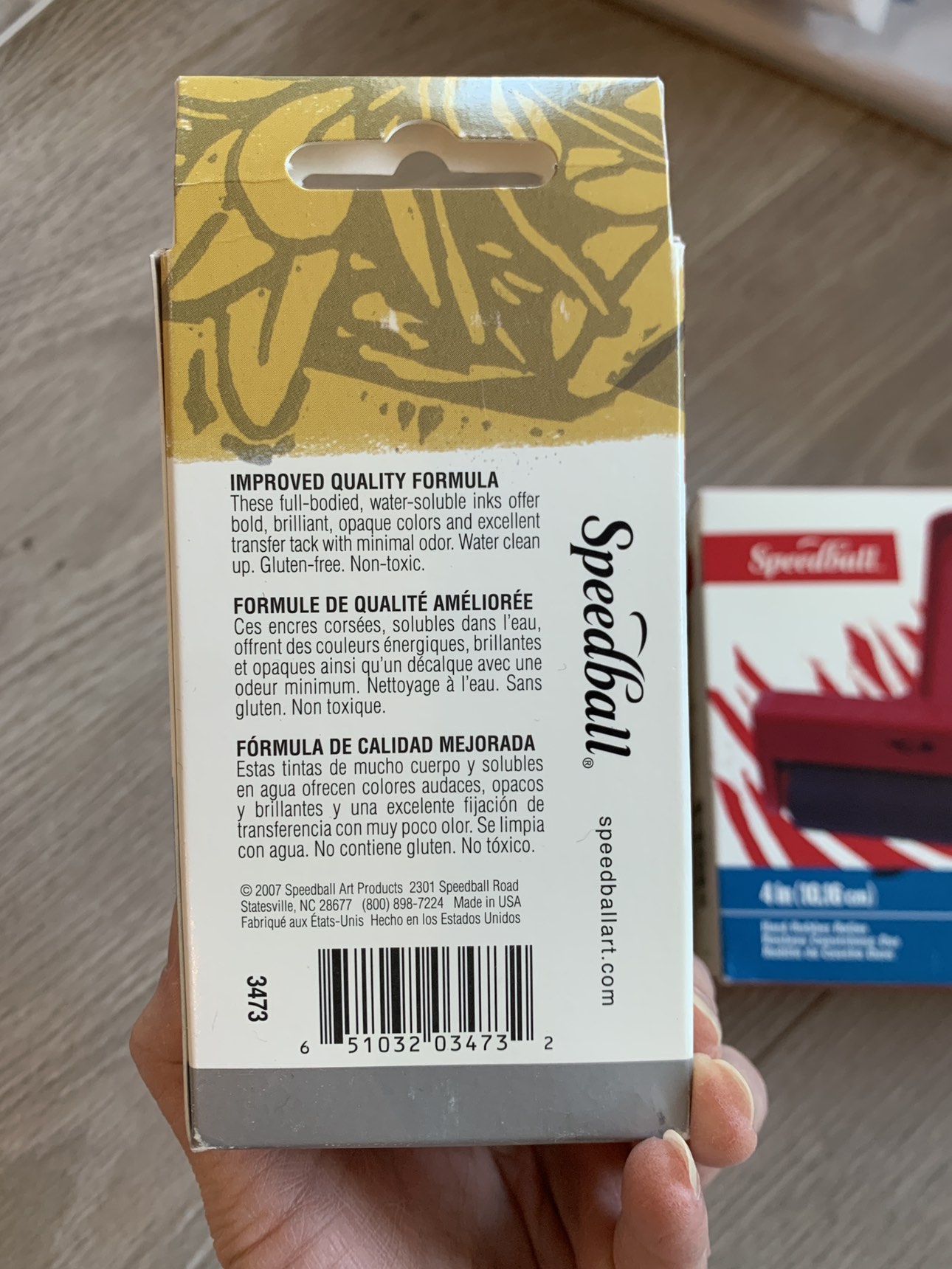 NEW — Speedball Lino Cutter, Rubber Roller & Ink image indicator(3)