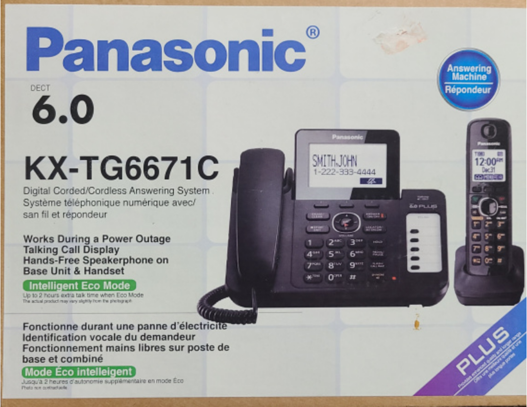Phones panasonic 6.0
