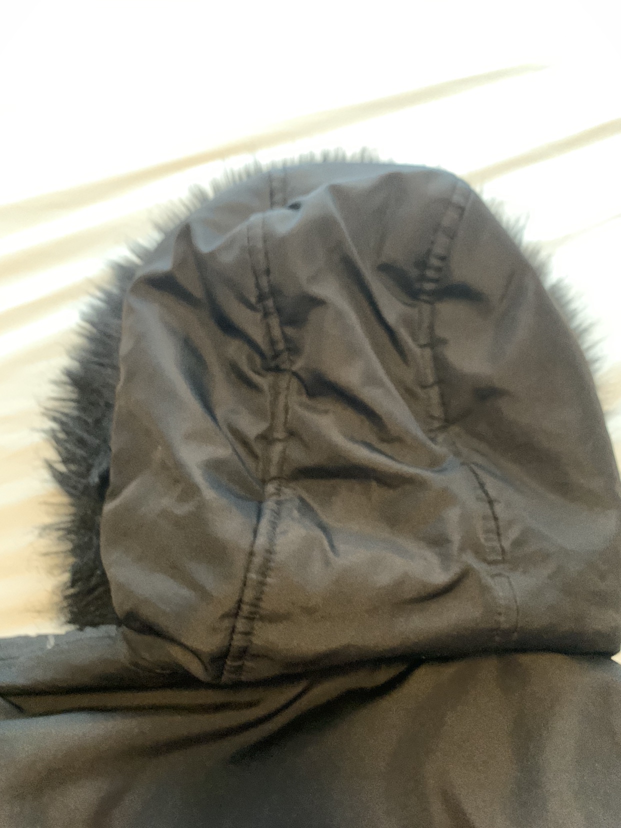 Calvin Klein long hooded jacket. image indicator(9)