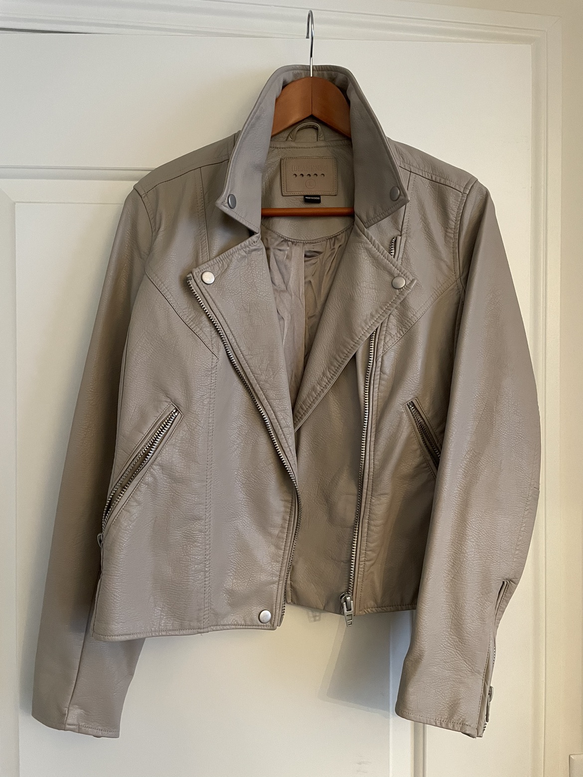 Faux Leather Jacket