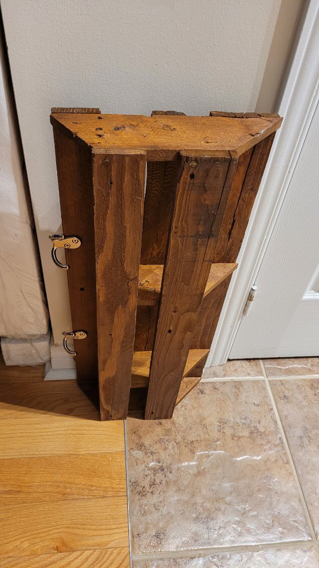 Handmade solid wood wall organizer - photo 5