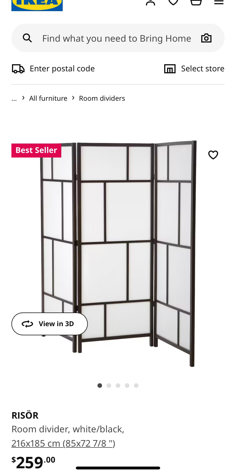 IKEA divider