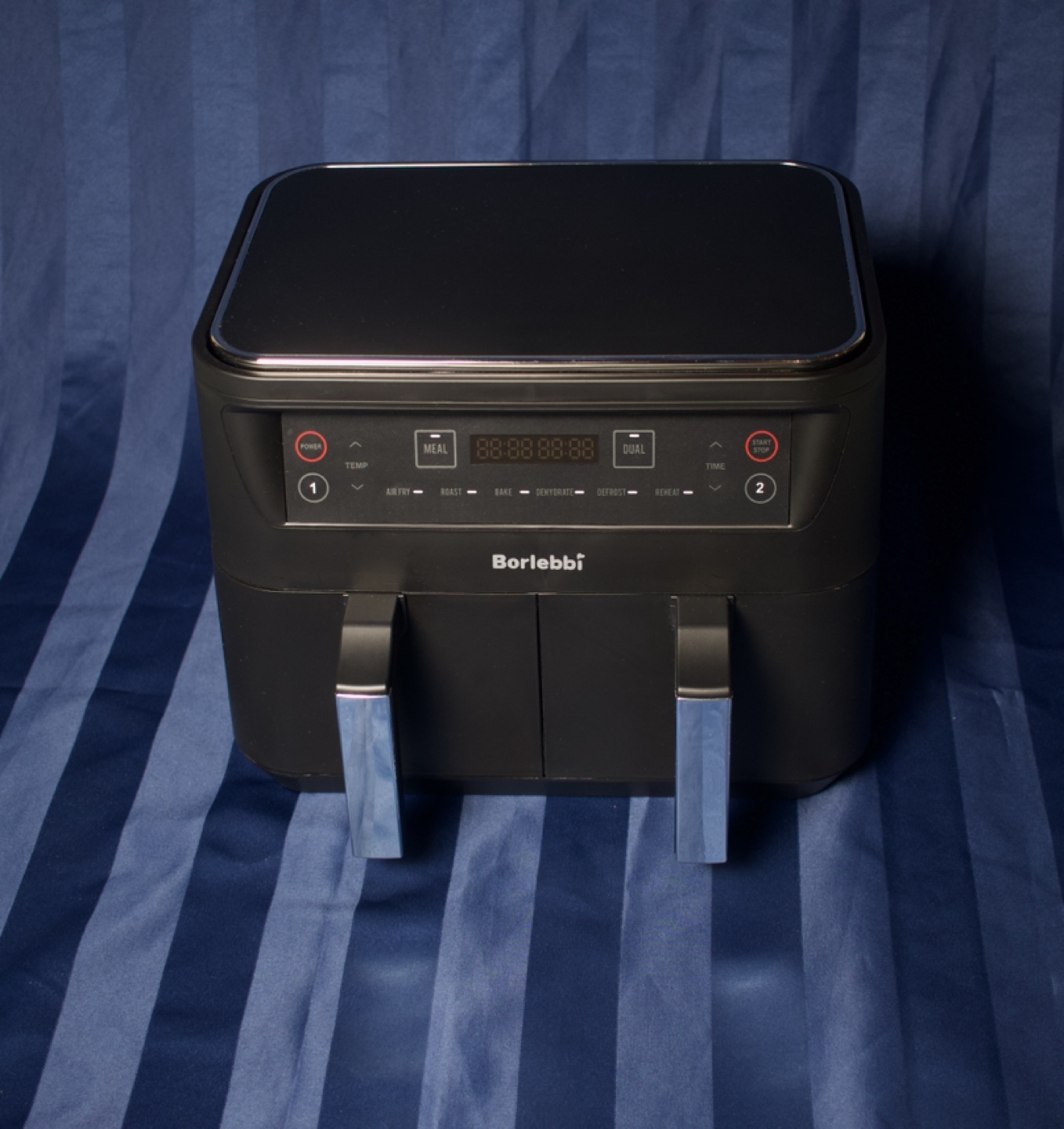 Borlebbi 8 qt Dual Zone Multifunction Air fryer, Airfryer - photo 2