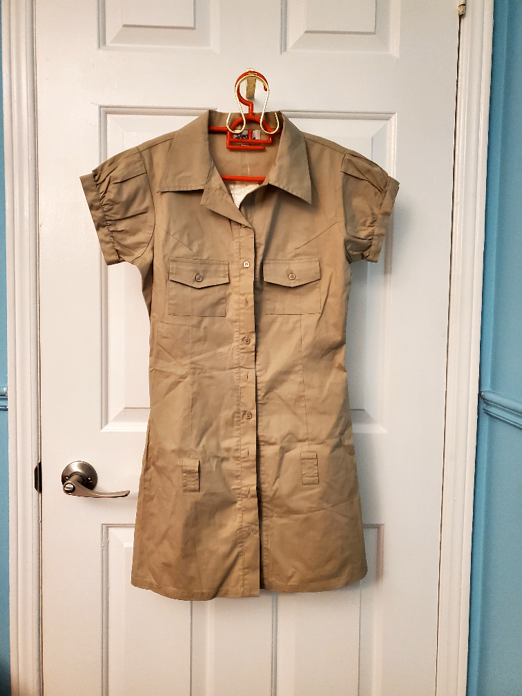 tan coloured shirt dress size xs nwt thumbnail