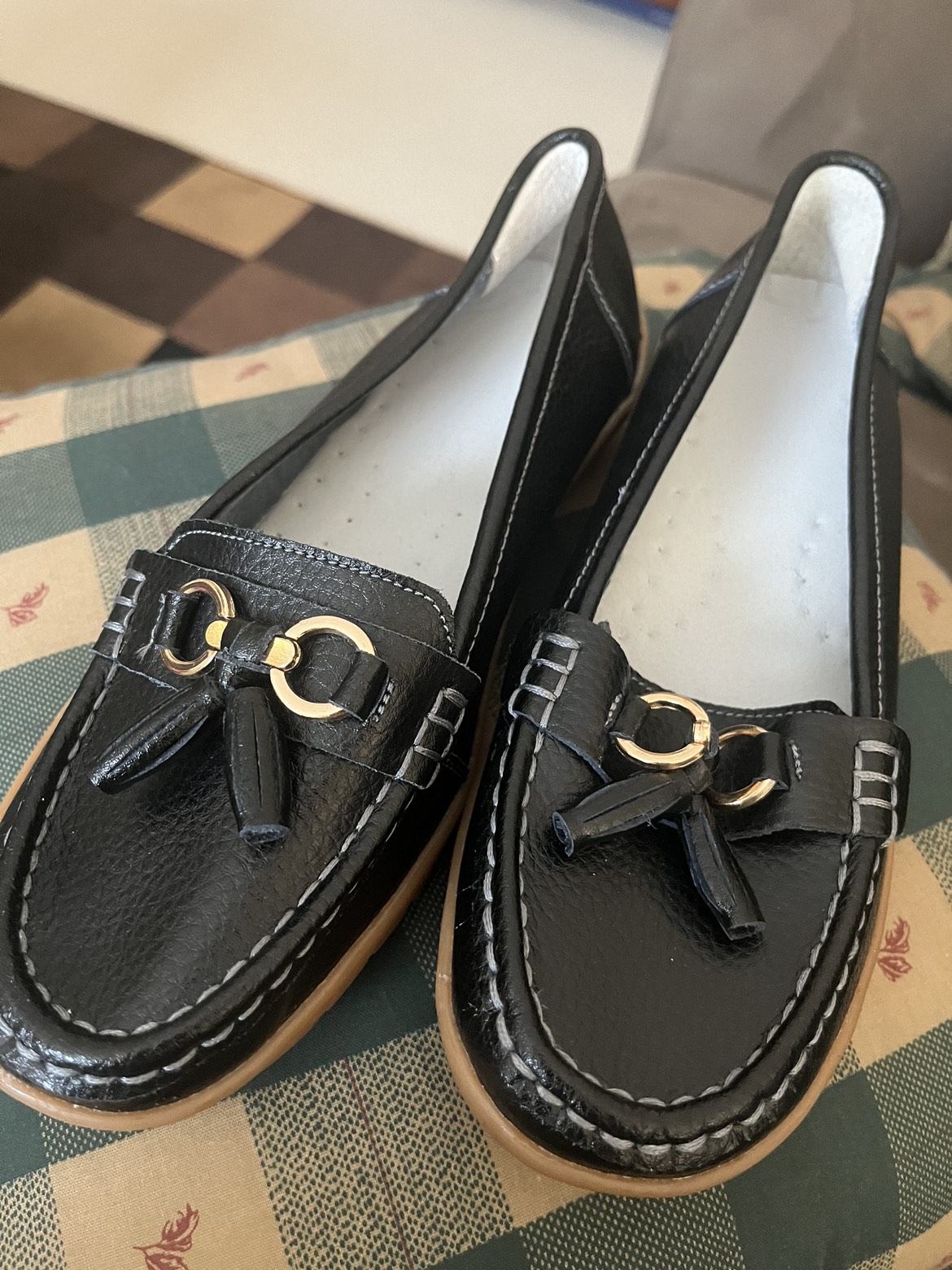 Ladies boat shoe loafer thumbnail