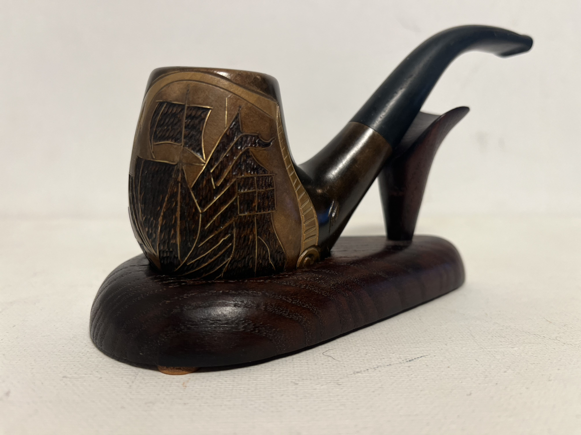 Vintage Hand Carved Pipe - photo 2