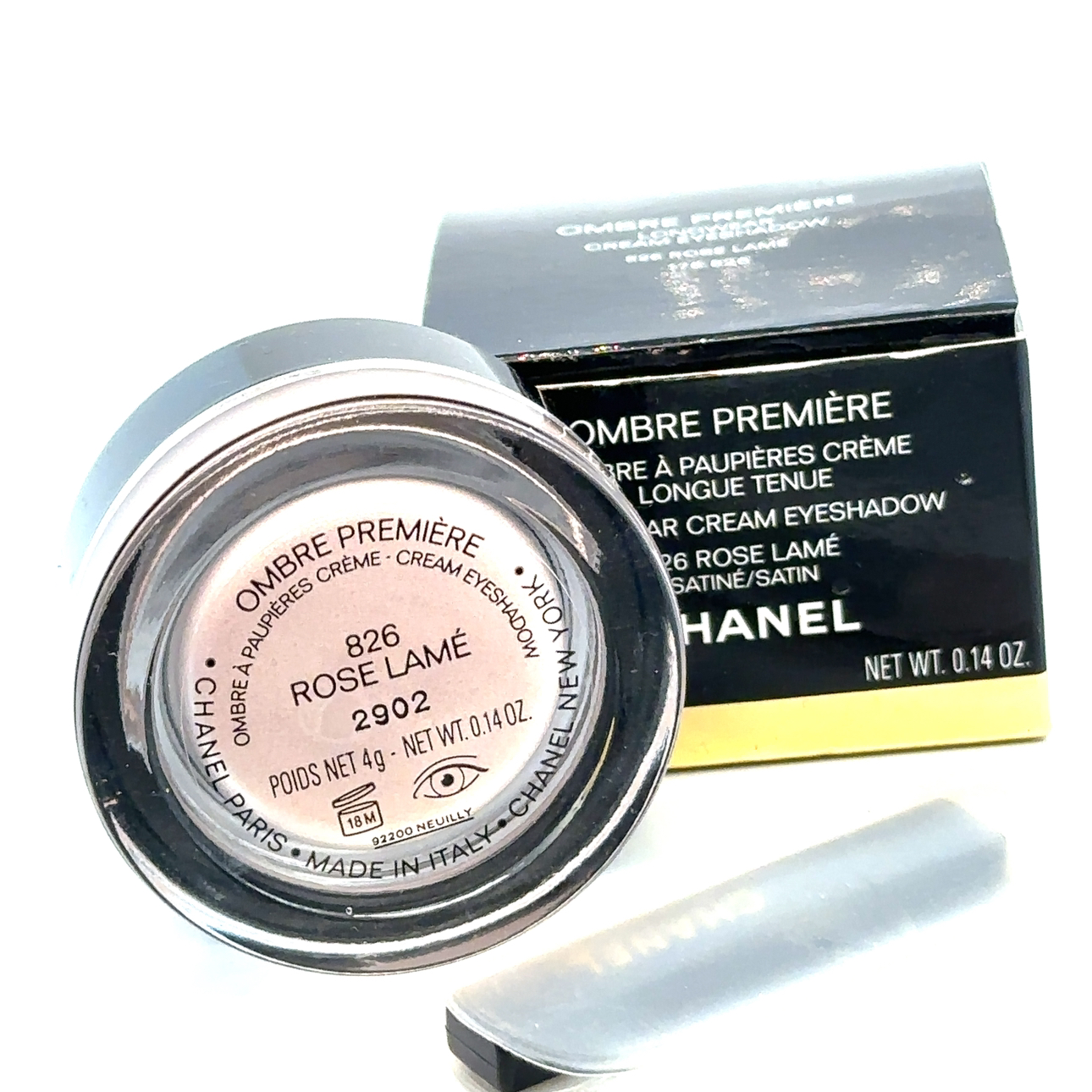 Chanel longwear cream eyeshadow 826 Satin rose image indicator(5)