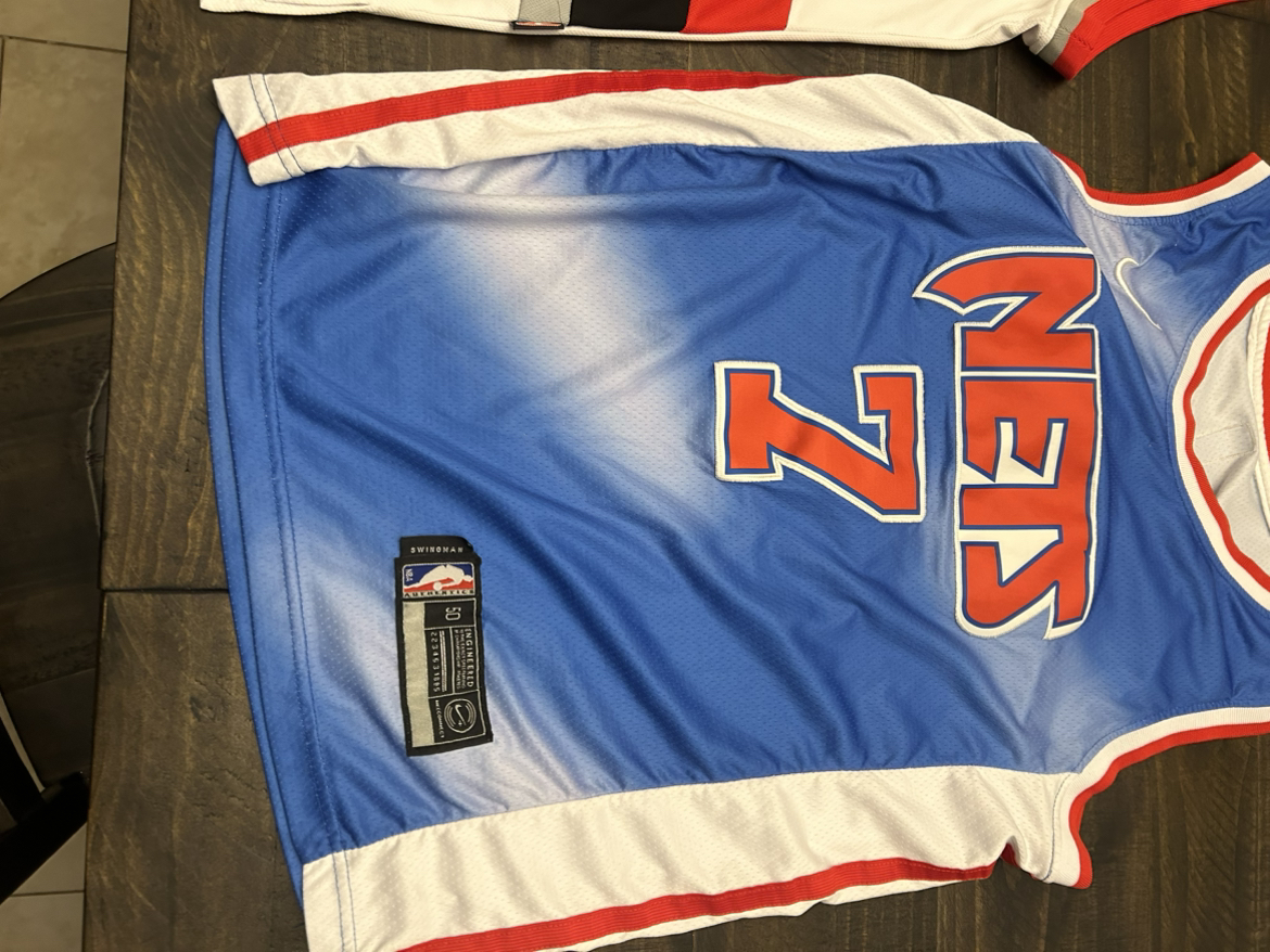 Assorted NBA Basketball Jerseys Iverson Lillard Durant $50ea image indicator(4)