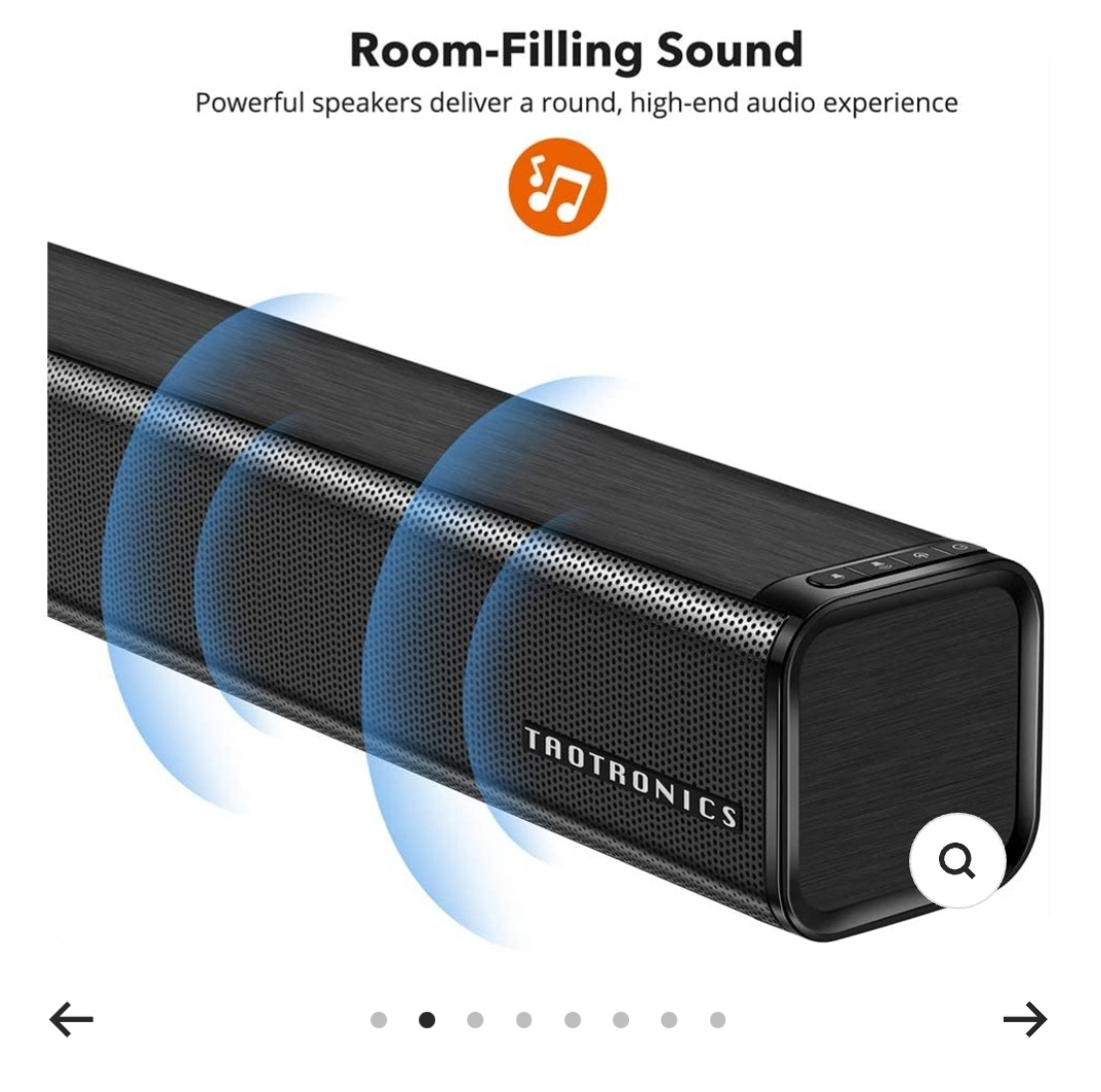 TV Sound Bar Three Equalizer Mode Audio Speaker thumbnail