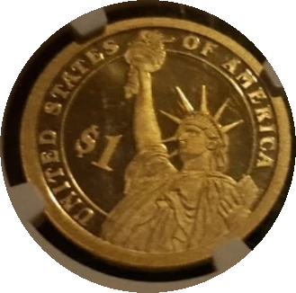 (GRADED GOLD PRESIDENTIAL COINS) FIRST 4 PRESIDENTS