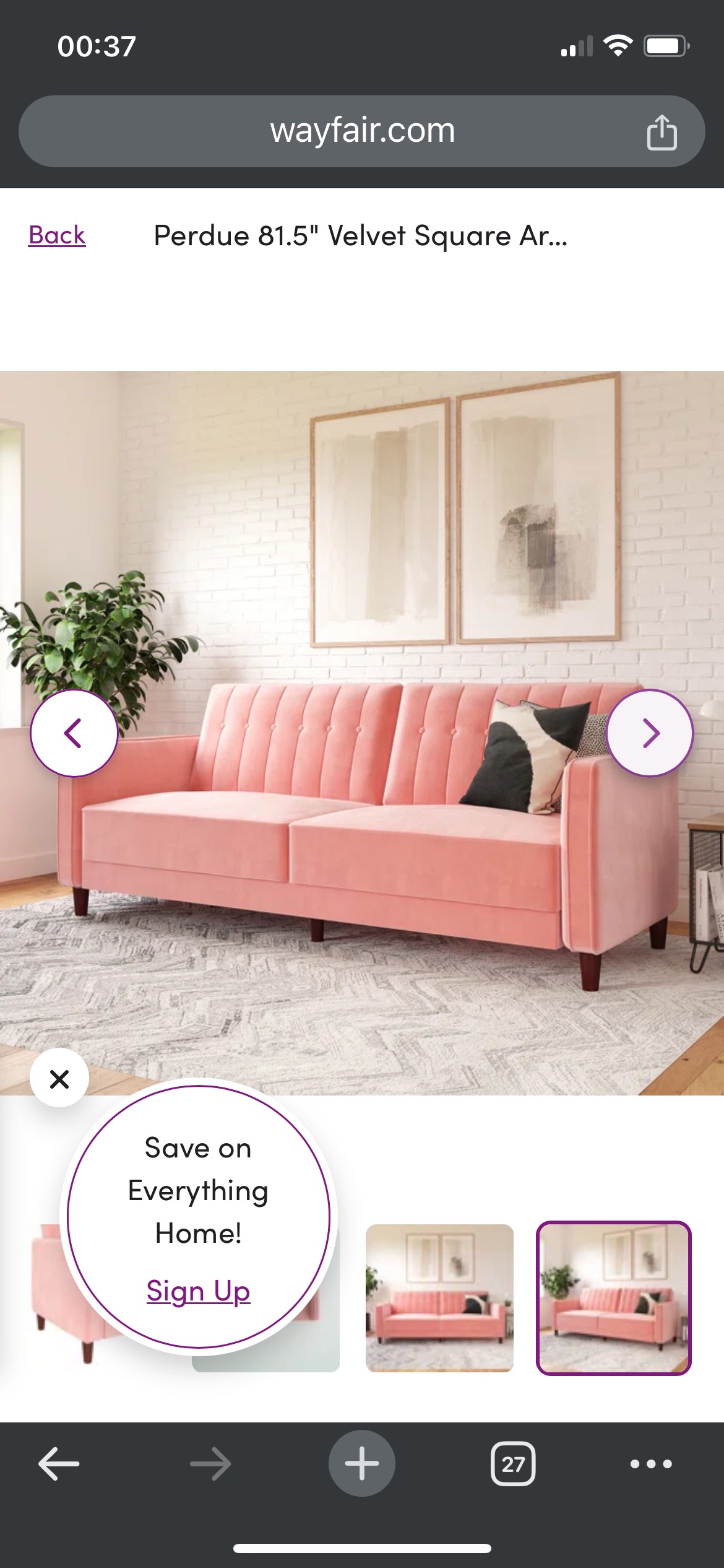 Pink Couch!