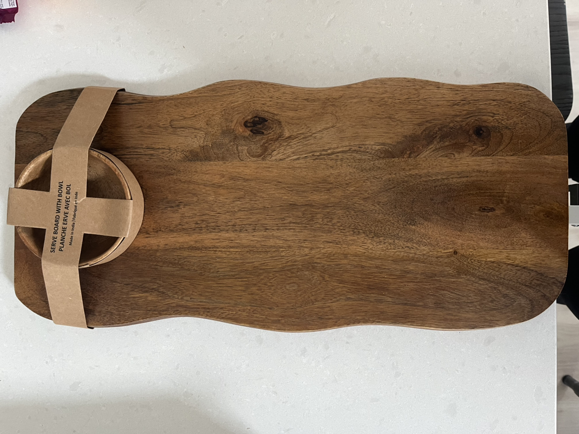 Serving Board with Bowl