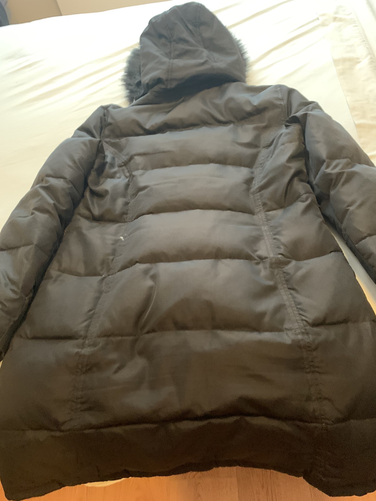 Calvin Klein long hooded jacket. image indicator(7)