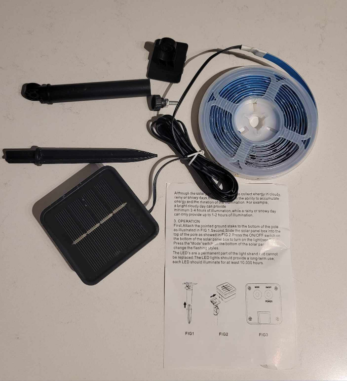 Solar Outdoor Waterproof Light Strip thumbnail