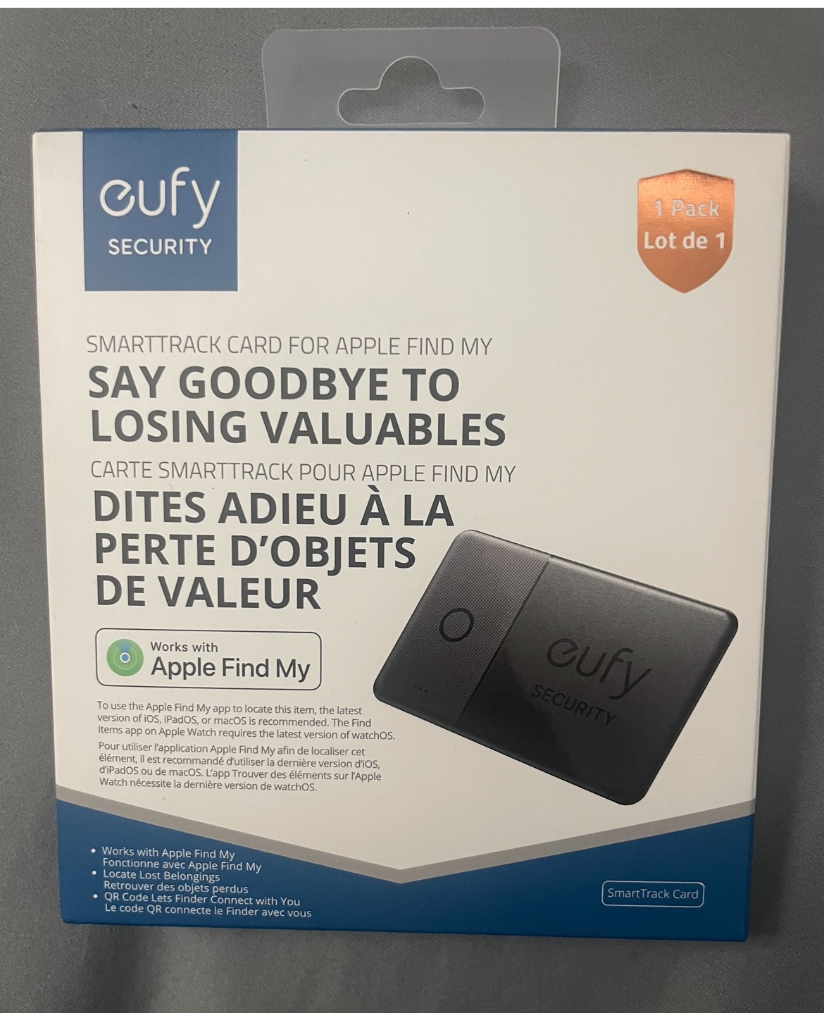Eufy Security Smarttrack Card