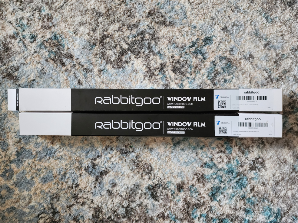 #freecycle Rabbit Goo Window Film