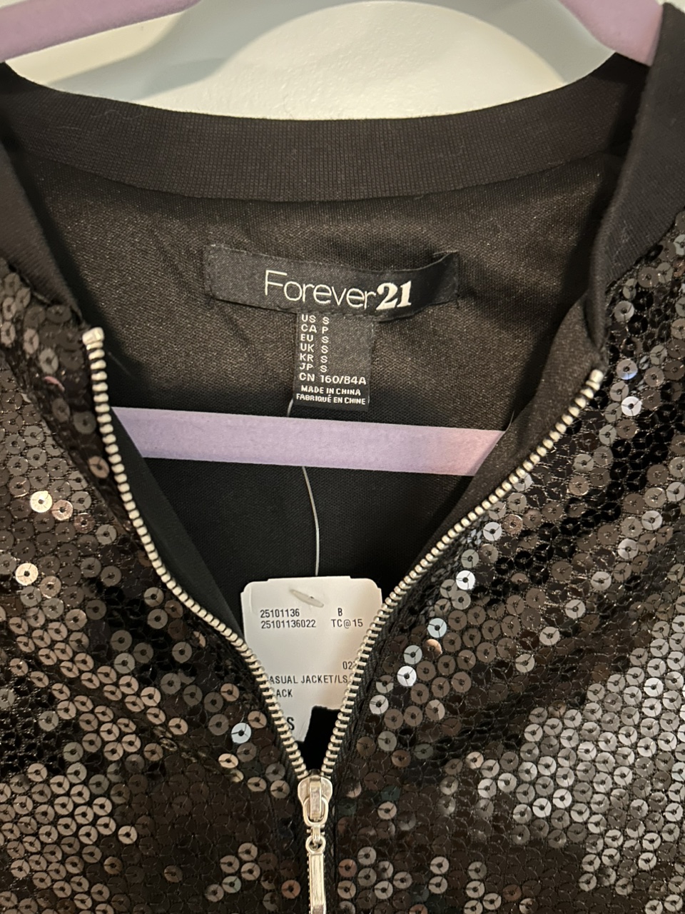 New Sequin zip up jacket - photo 2
