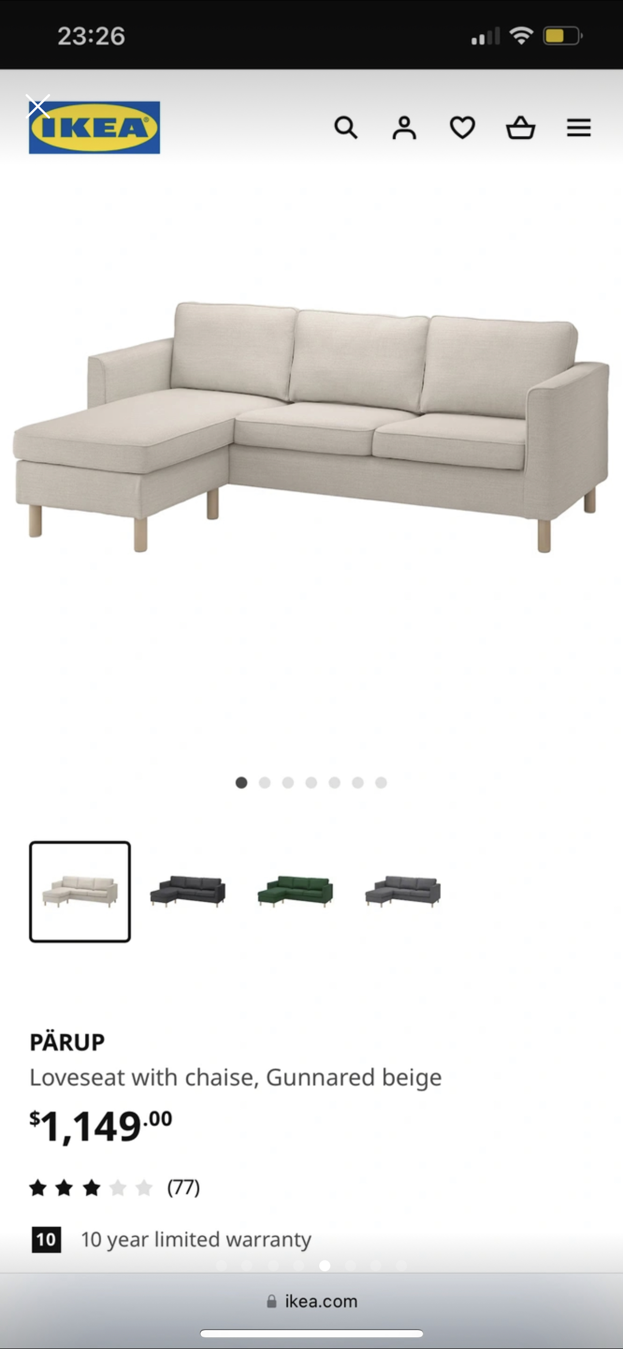 L shaped sofa - photo 4