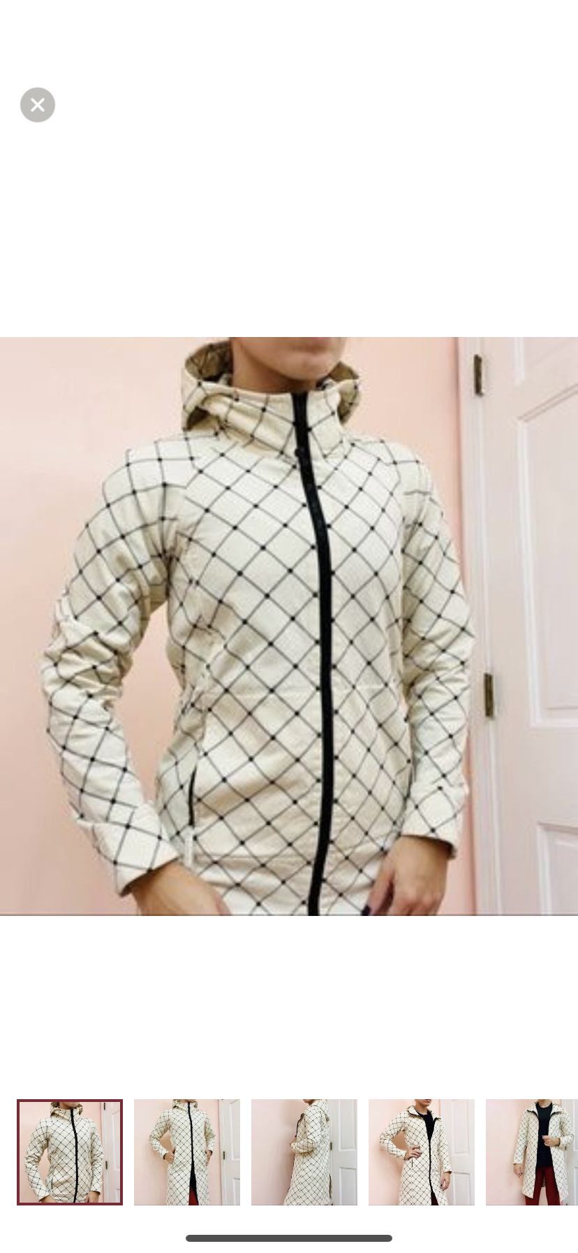 Rare - Lululemon Apres Yoga Diamond Dots Jacket/Coat - Size 6 image indicator(4)