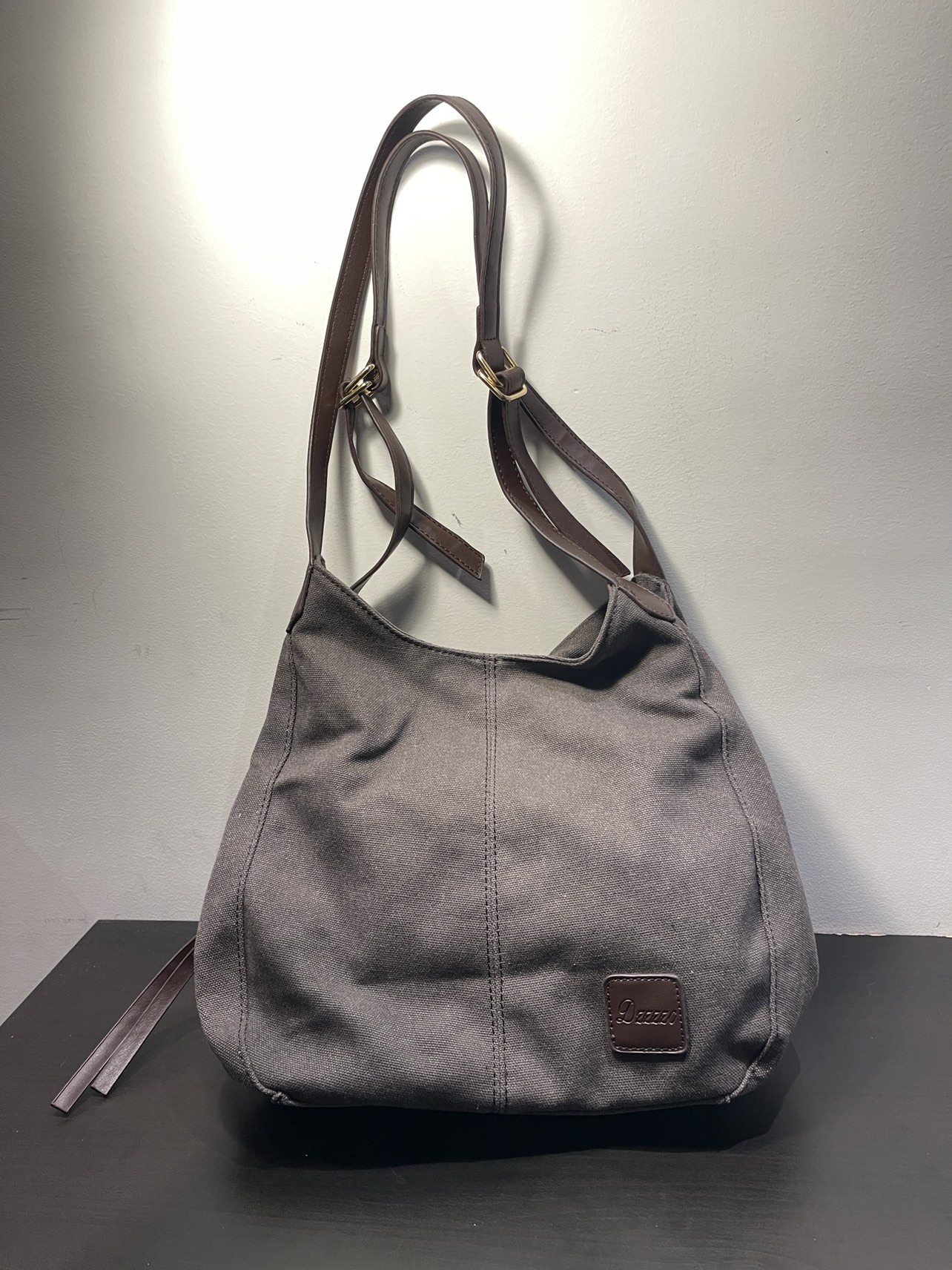 Canvas shoulder bag #freecycle image indicator(3)