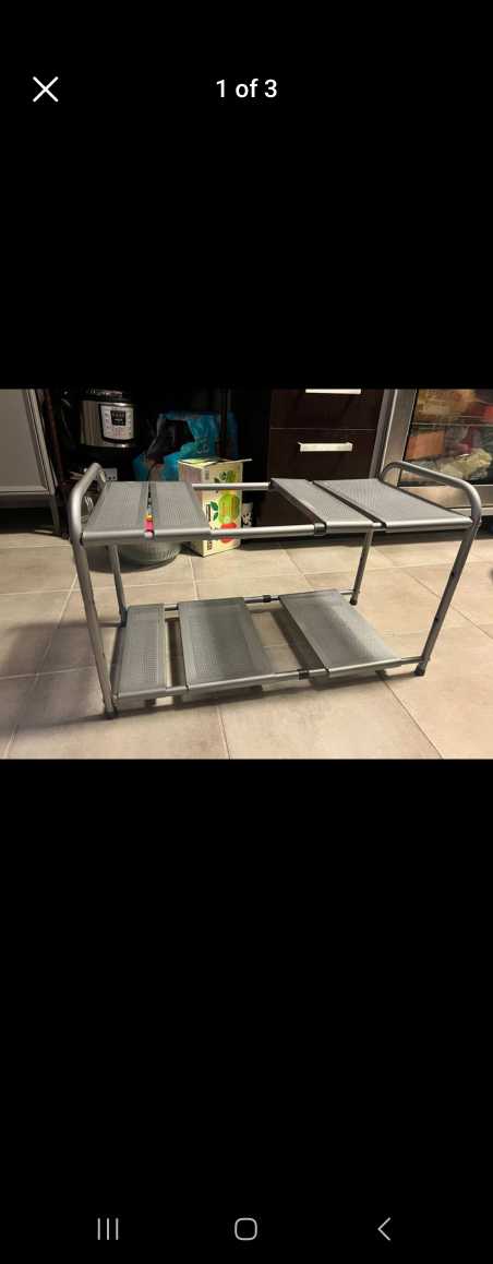 Expandable Organizer Rack For Sinks and Other Items