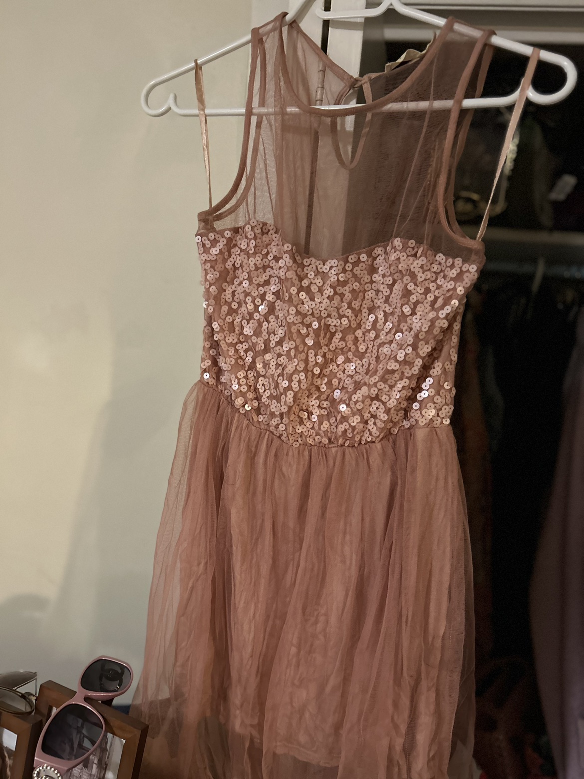 LuLus ballet core dress with sequins image indicator(2)