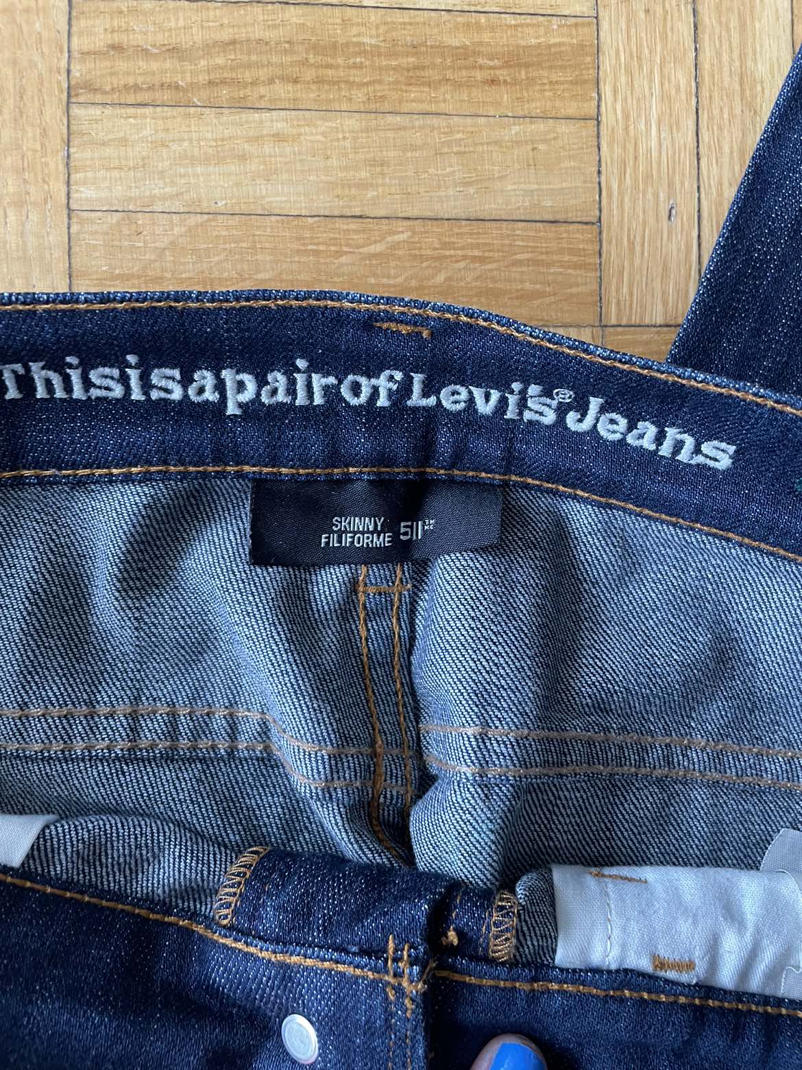 Men��’s skinny Levi’s size 32x30 image indicator(3)