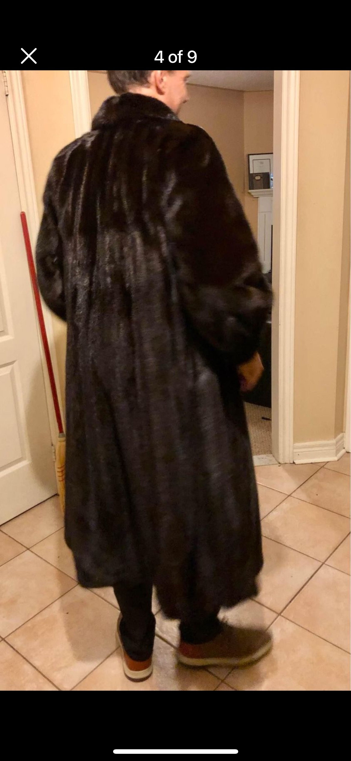 Real Mink Long Fur Coat image indicator(3)