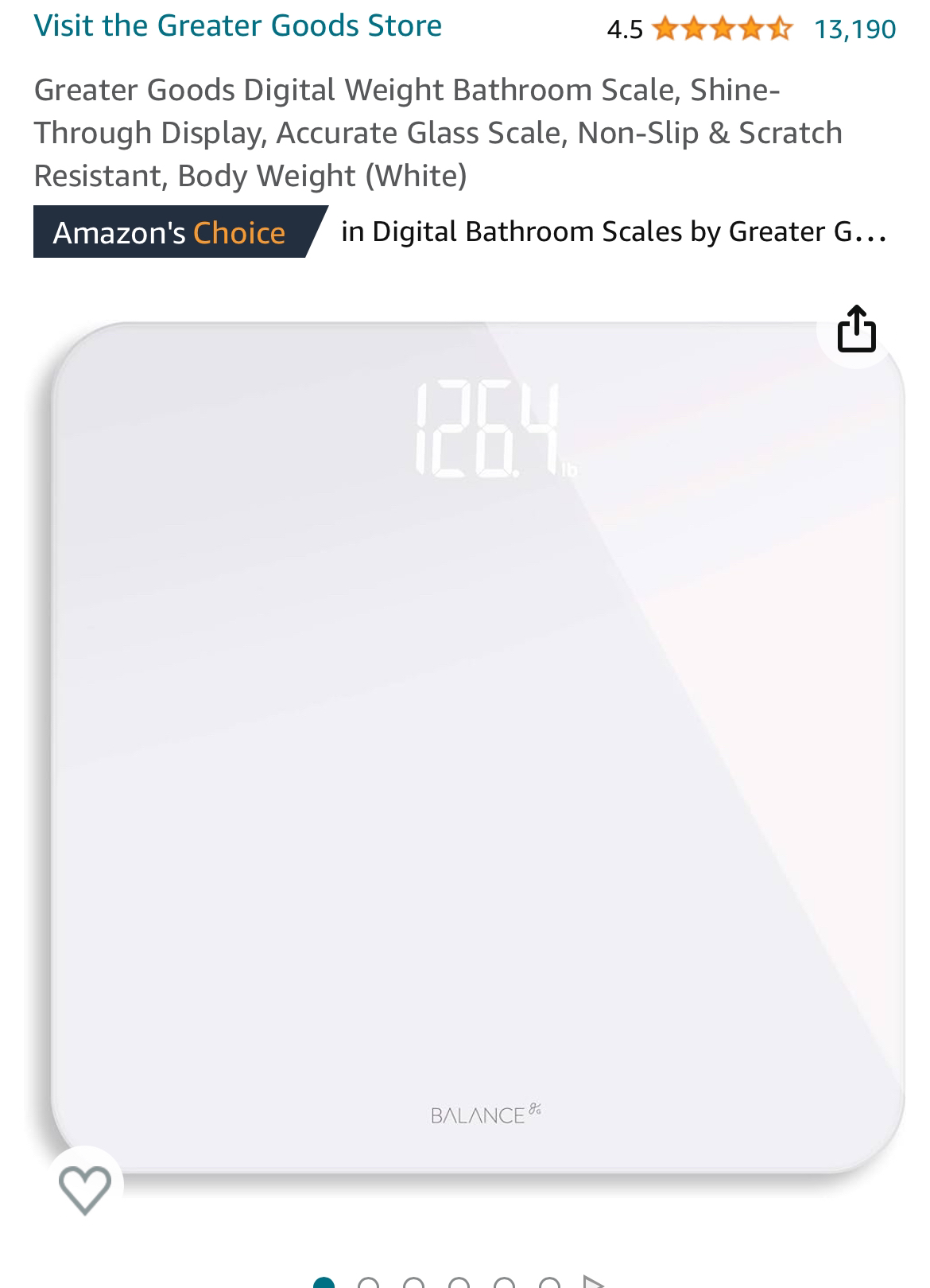 Digital Weight Bathroom Scale